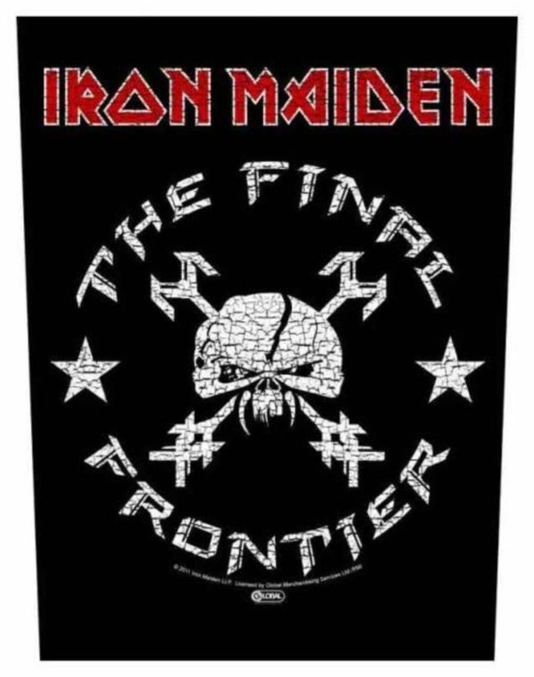 Iron Maiden The Final Frontier Vintage Skull Rückenaufnäher