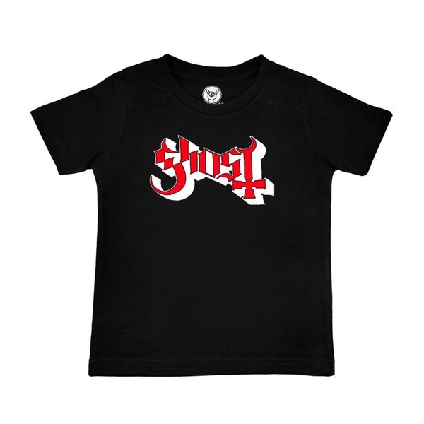 Ghost (Logo) - Kinder T-Shirt 100% Bio-Baumwolle- Organic
