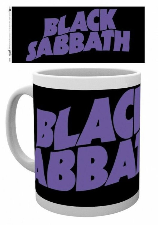 Black Sabbath-Logo Kaffeetasse Pott NEU & OFFICIAL!