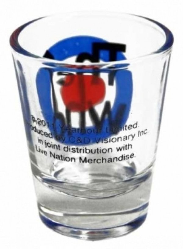 The Who Target Shot Glas Schnapsglas