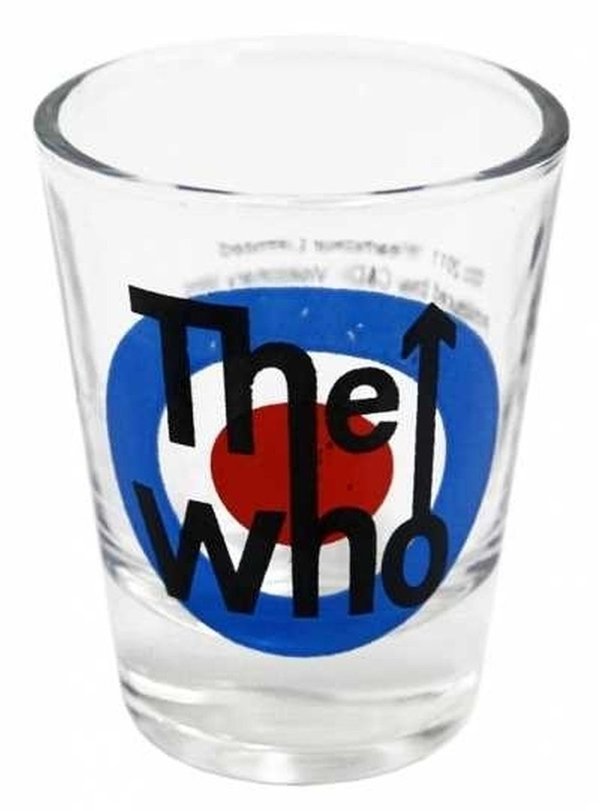 The Who Target Shot Glas Schnapsglas