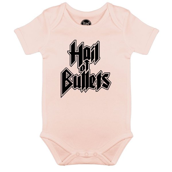 Hail of Bullets (Logo) - Baby Body 100% Bio-Baumwolle- Organic in Rosa