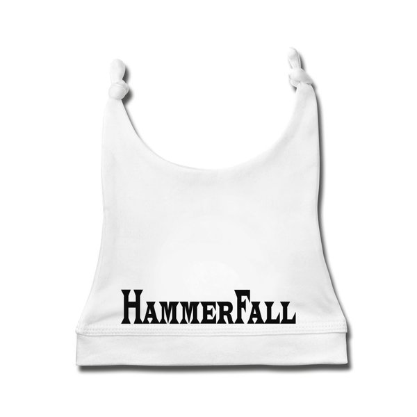Hammerfall (Logo) - Baby Mützchen Weiß