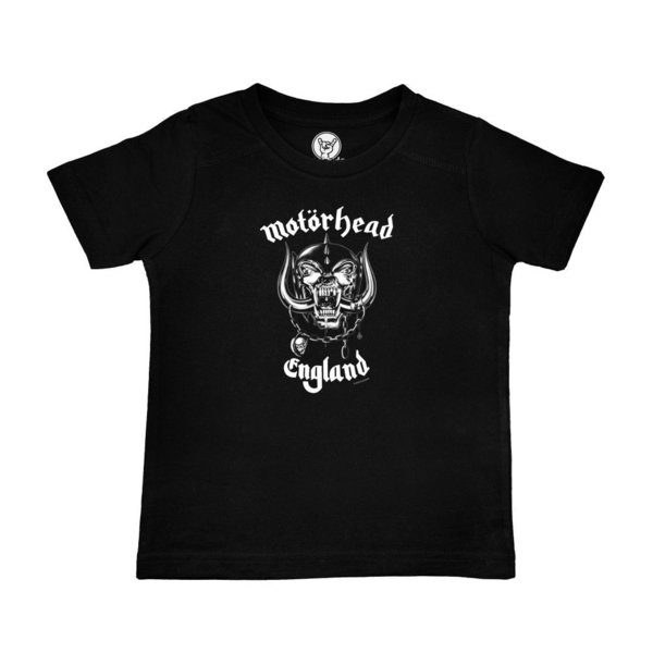 Motörhead England Kinder T-Shirt 100% Bio-Baumwolle- Organic