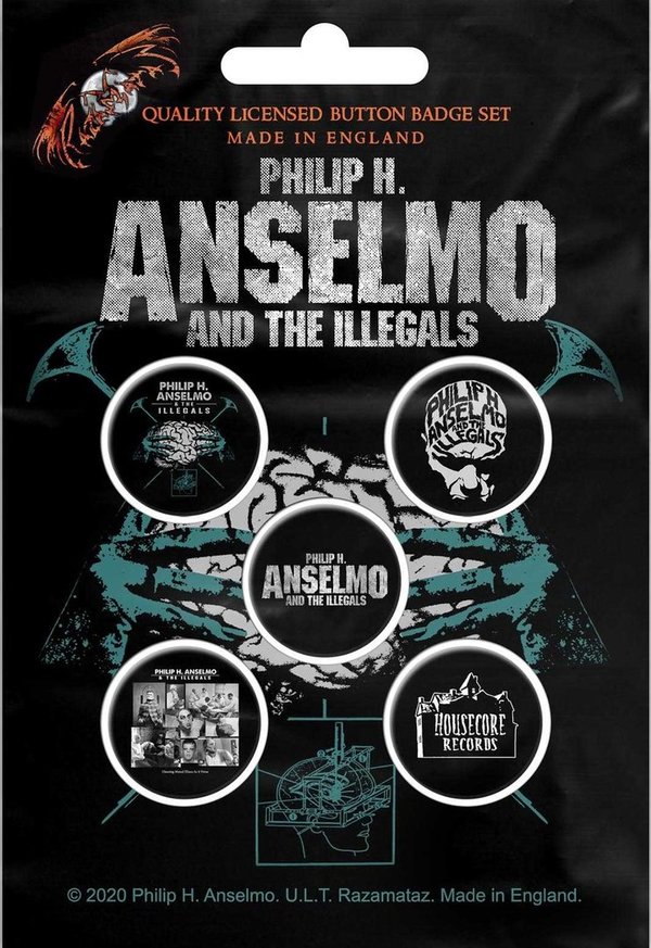 Philip H. Anselmo & the Illegals Button Pack