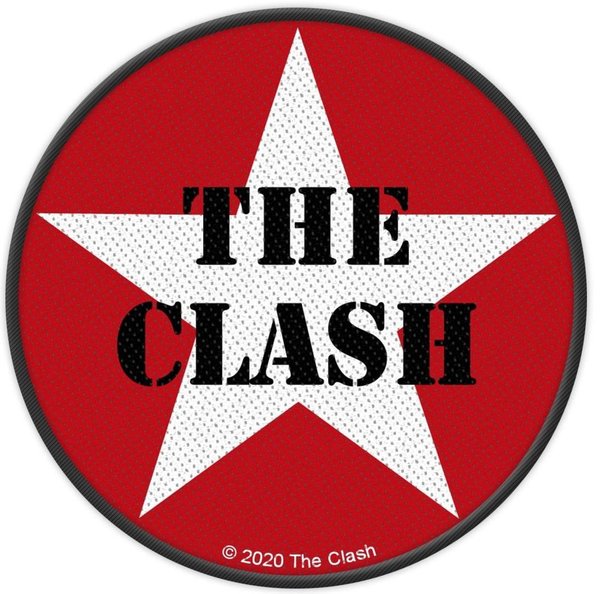 The Clash Military Logo gewebter Aufnäher