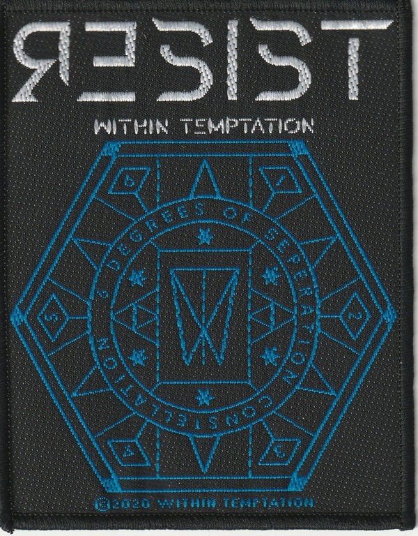 Within Temptation - Resist Hexagon gewebter Aufnäher
