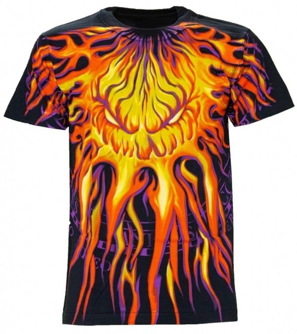 T-Shirt Flammengesicht