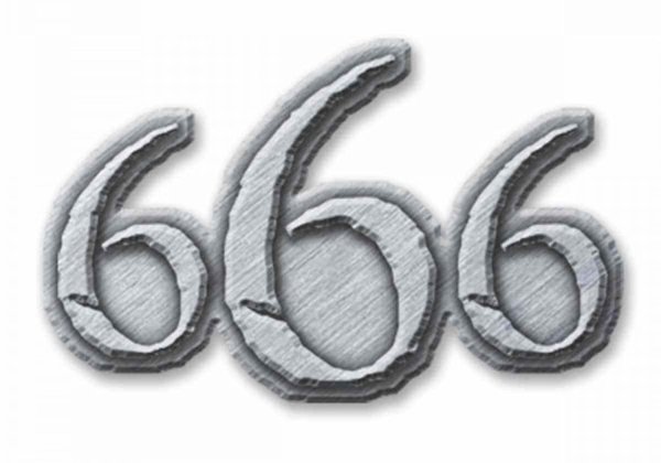 Pin Anstecknadel 666