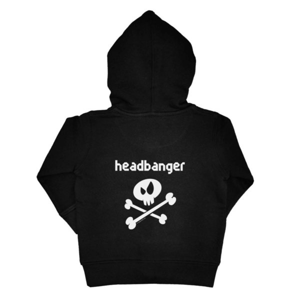 headbanger - Kinder Kapuzenjacke Zipper