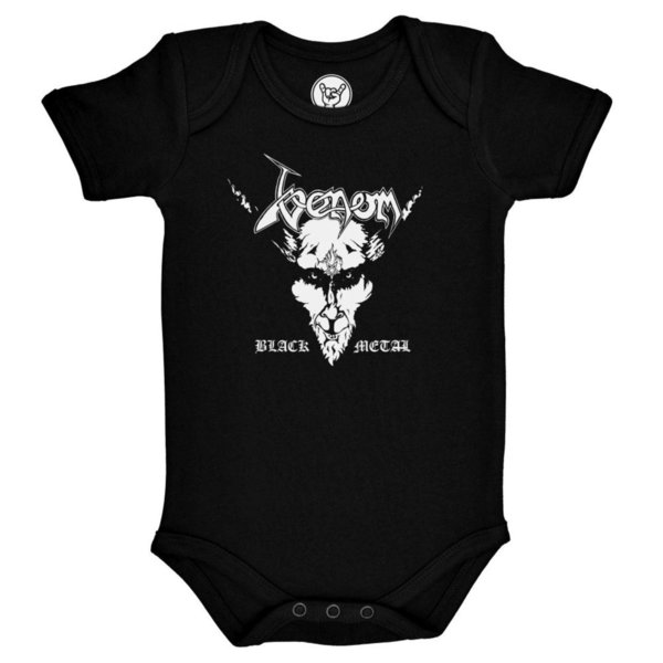 Venom (Black Metal) Baby Body 100% Bio-Baumwolle-Organic