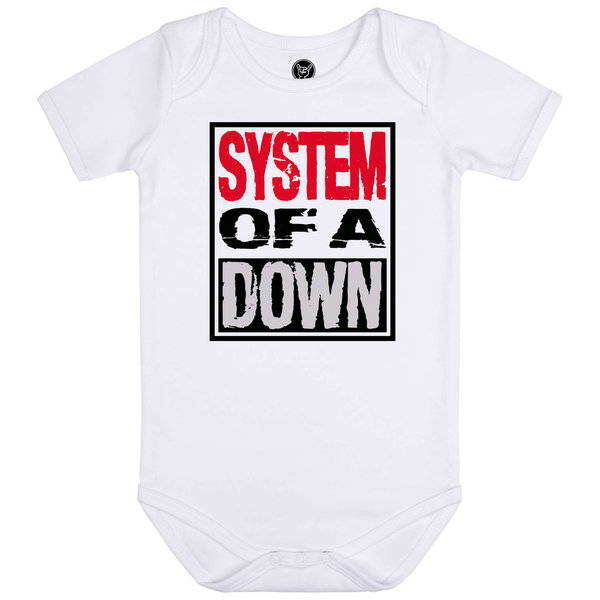 System of a Down (Logo) - Baby Body Bio-Baumwolle