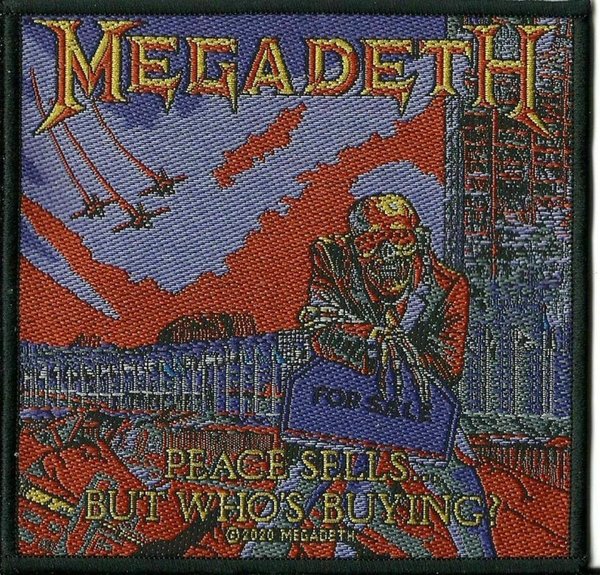 Megadeth Peace Sells Aufnäher