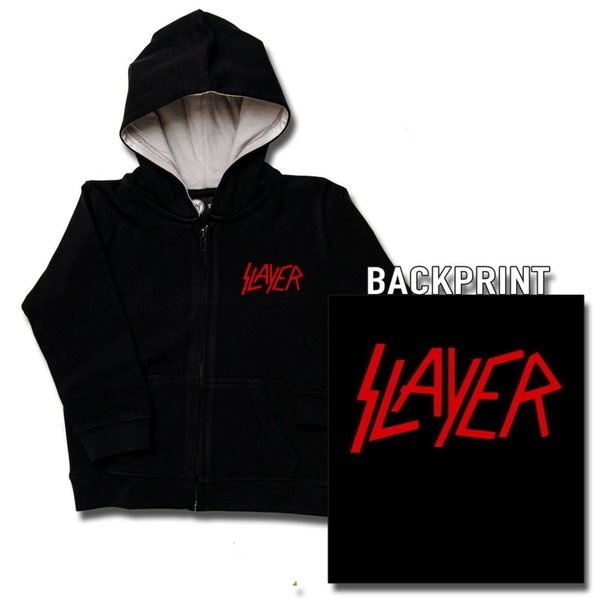 Slayer (Logo) - Kinder Kapuzenjacke Zipper