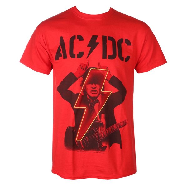 AC/DC Angus PWR UP Red T-Shirt NEU & OFFICIAL!