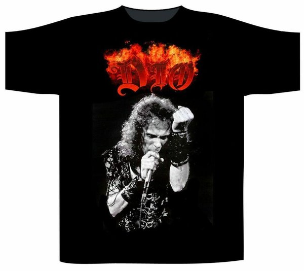Dio Flaming Logo T-Shirt