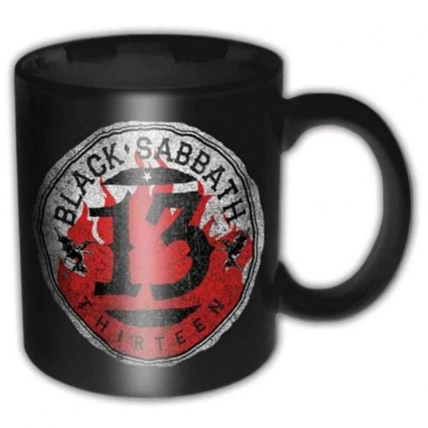 Black Sabbat-13 Flame Circle-Tasse- Mug- Pott NEU & OFFICIAL!