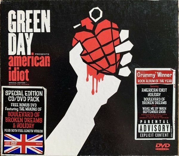 Green Day-American Idiot CD & DVD UK 2005