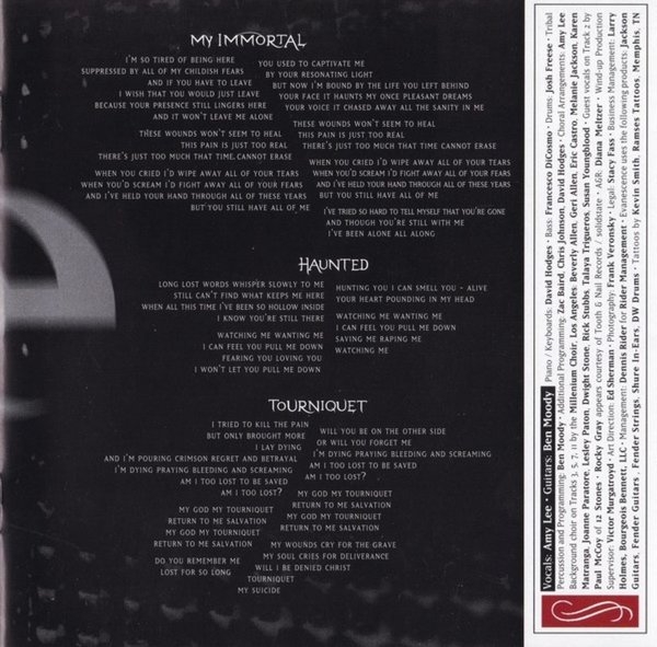 Evanescence Fallen CD