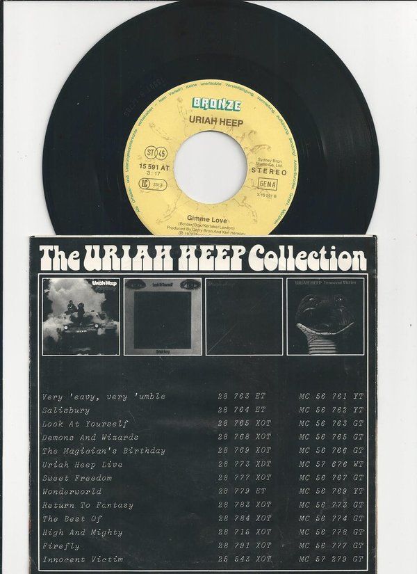 Uriah Heep-Love Or Nothing Bronze-15 591 AT Single