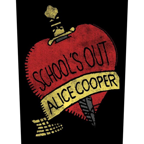 Alice Cooper School's Out Rückenaufnäher