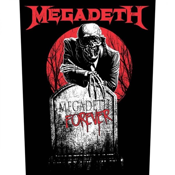 Megadeth Tombstone Rückenaufnäher