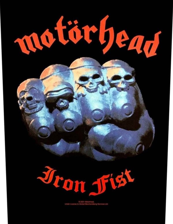Motörhead Iron Fist (Cover Album) Rückenaufnäher