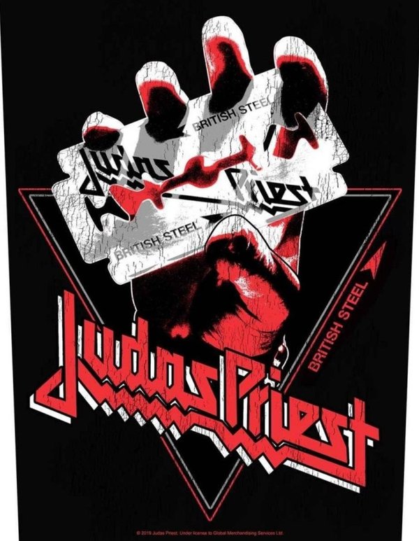 Judas Priest British Steel Vintage Rückenaufnäher