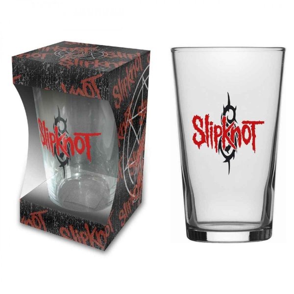 Bierglas Slipknot Logo