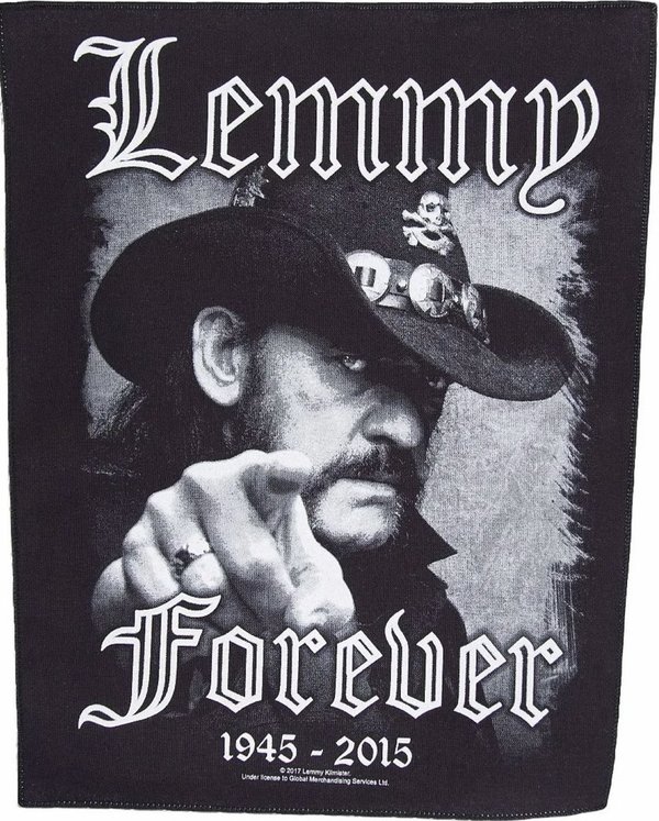 Lemmy Forever Rückenaufnäher