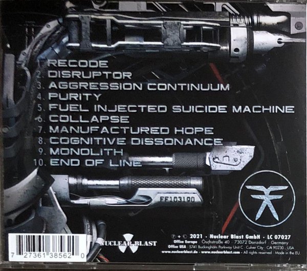 Fear Factory Aggression Continuum CD Neuware