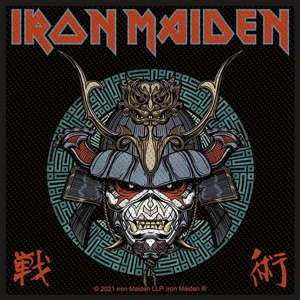 Iron Maiden Senjutsu Samurai Eddie Aufnäher 100% offizielles Merch