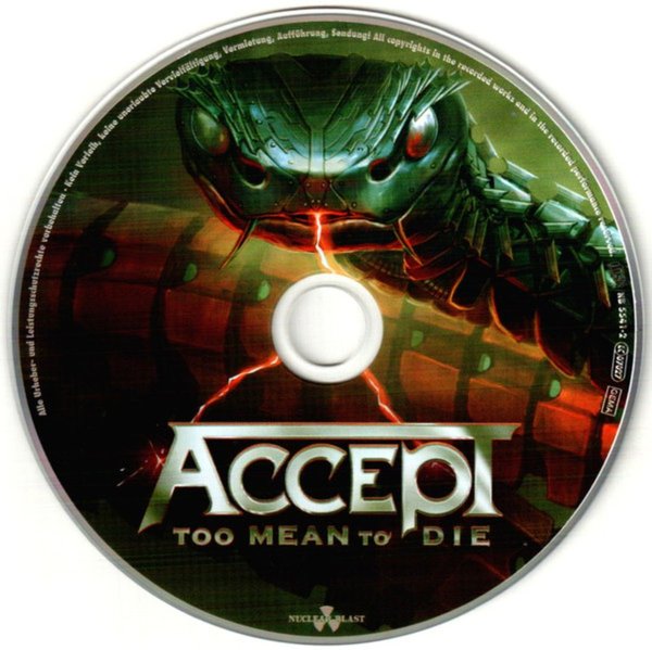 Accept Too Mean To Die CD NEU New