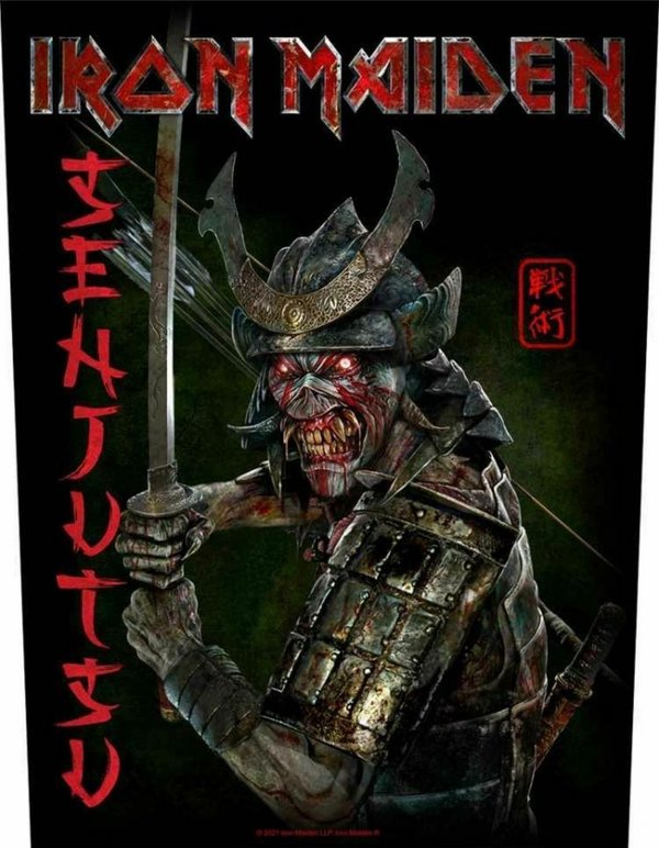 Iron Maiden Senjutsu Rückenaufnäher