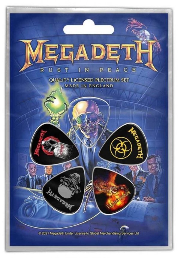 Megadeth Rust In Peace Plektrum Pack