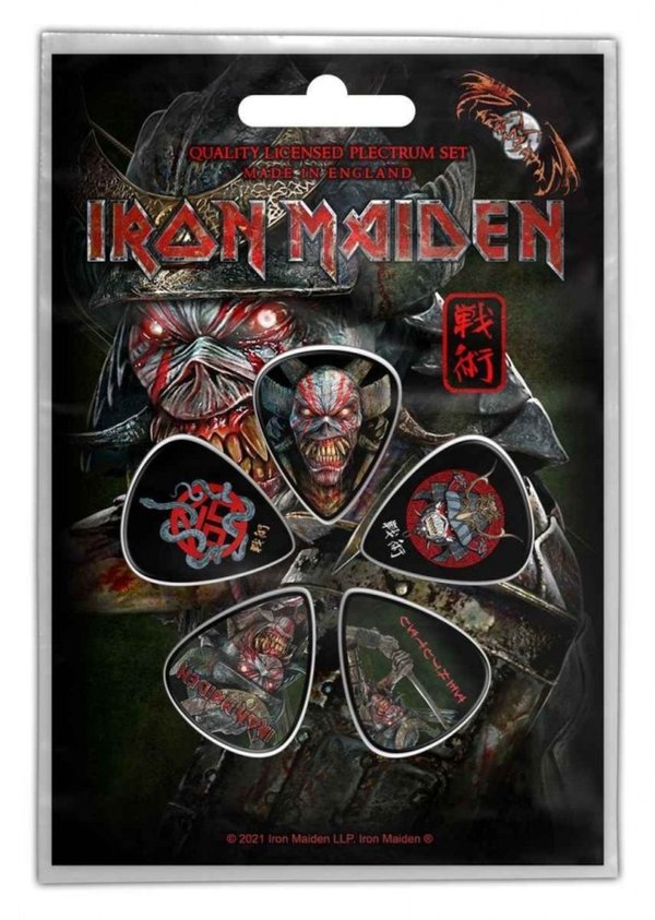 Iron Maiden Senjutsu Plektrum Pack