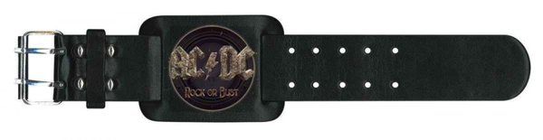 AC/DC Rock Or Bust Kunstleder Armband