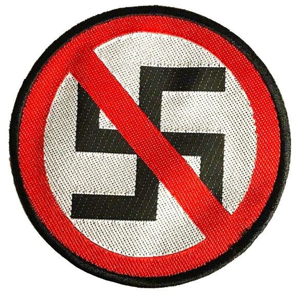 Anti Nazi gewebter Aufnäher