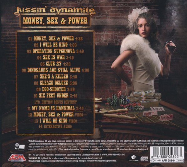 Kissin' Dynamite: Money, Sex & Power (Ltd.Edit.) CD Neu