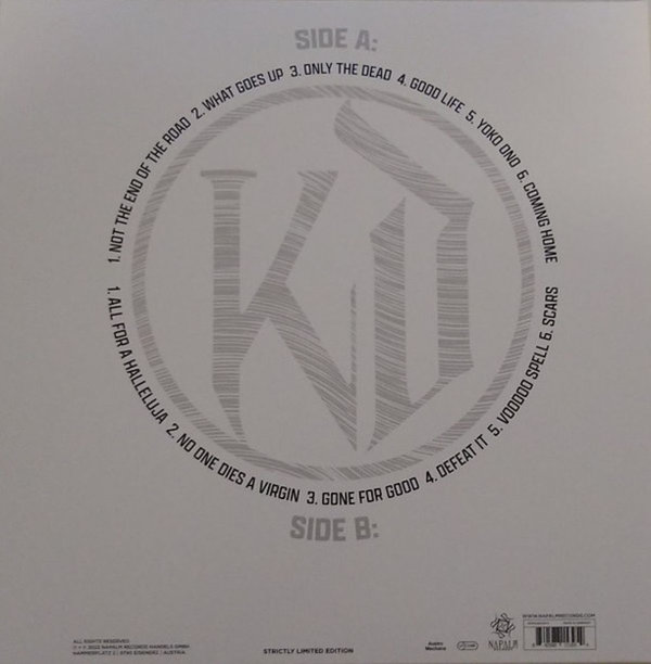 Kissin' Dynamite - Not the End of the Road  WEISSES Vinyl Neu OVP