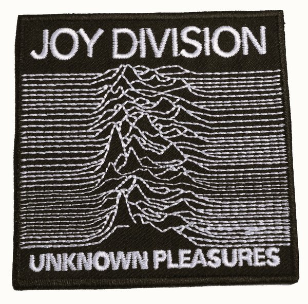Joy Division Unknown Pleasures gewebter Aufnäher