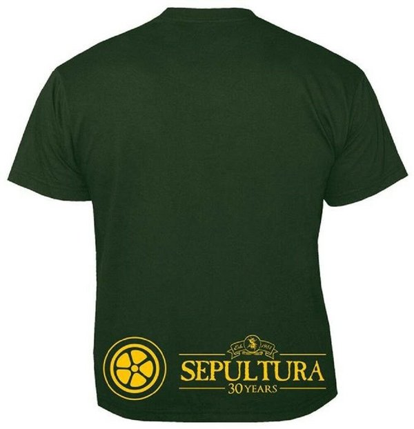 Sepultura - Roots 30 years grün T-Shirt  Neu