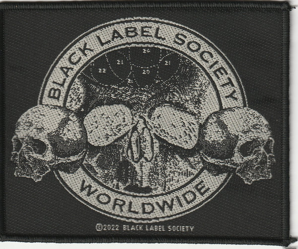 Black Label Society Skulls gewebter Aufnäher NEU & OFFICIAL!