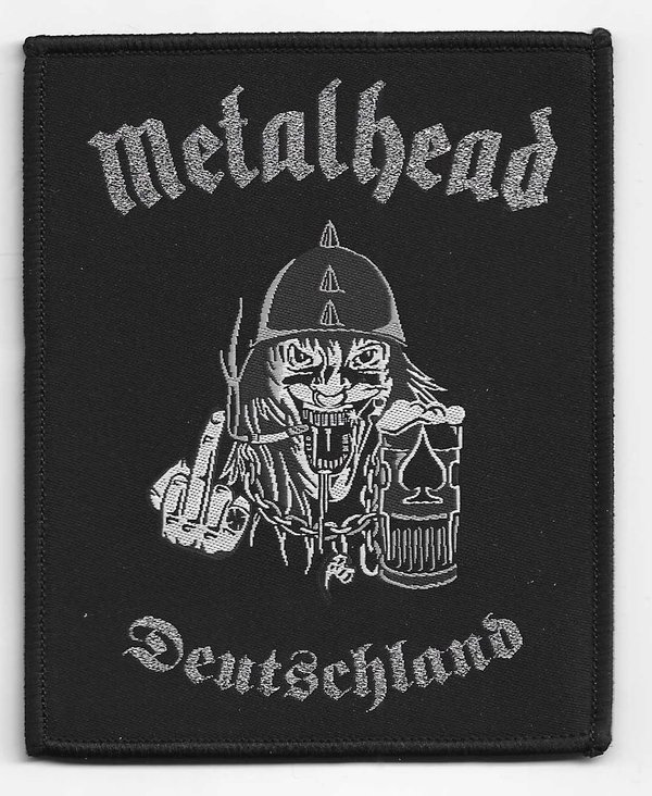 Metalhead - Deutschland gewebter Aufnäher Neu