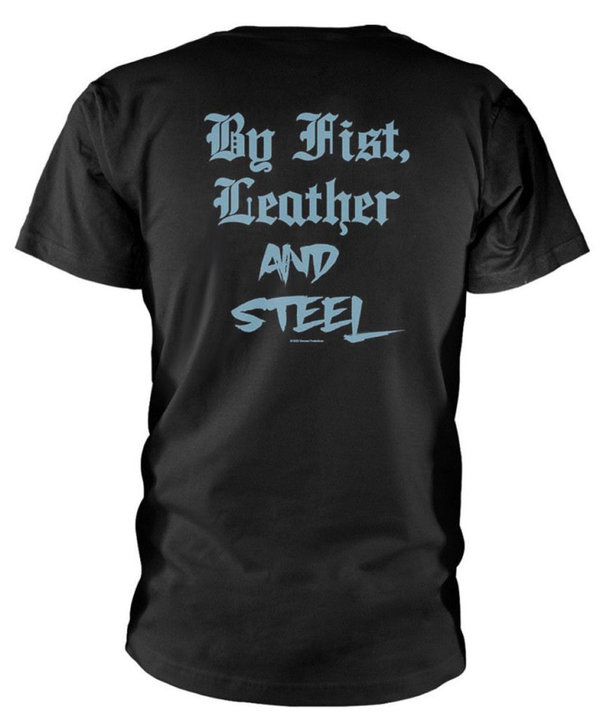 Sacrifizer By Fist, Leather & Steel T-Shirt